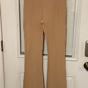 FP Movement by Free People Ribbed Pants in Beige